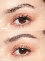تست ژل ابرو شیگلم روی ابرو