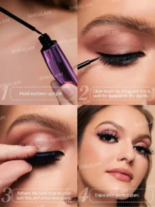 نحوه استفاده چسب مژه شیگلم