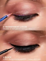 تست چسب مژه شیگلم روی چشم