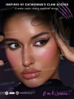 نتیجه استفاده از خط چشم گربه ای