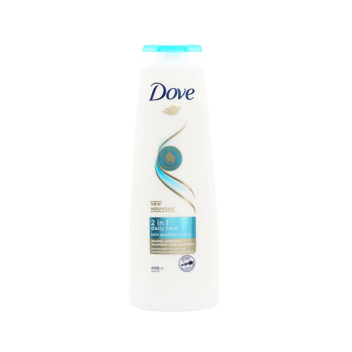 شامپو سر 2 در 1 مدل Daily Care داو DOVE مناسب انواع مو 400ml