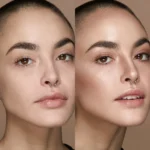 تست پالت کانتور کیکو میلانو رنگ Medium - 02 روی صورت