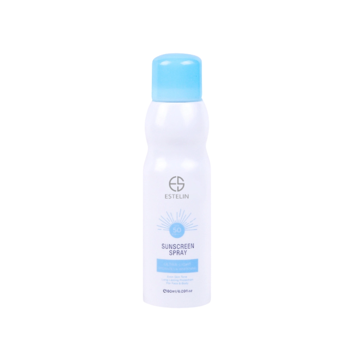 ضد آفتاب اسپری استلین Sunscreen Spray SPF50 PA+++ Estelin آبرسان و روشن کننده 180ml