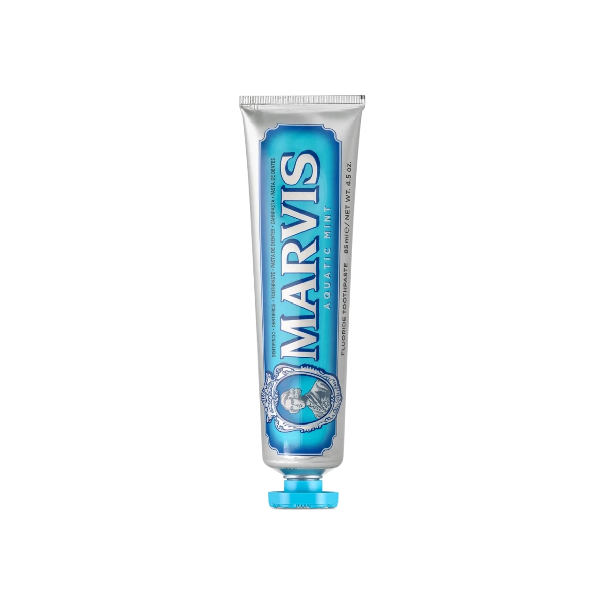 خمیر دندان آبی مارویس آکواتیک مینت Marvis Aquatic Mint Toothpaste نعنایی خنک و ملایم 25ml و 85ml